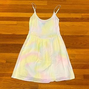 “Jack” rainbow sherbet roller skate dress size medium